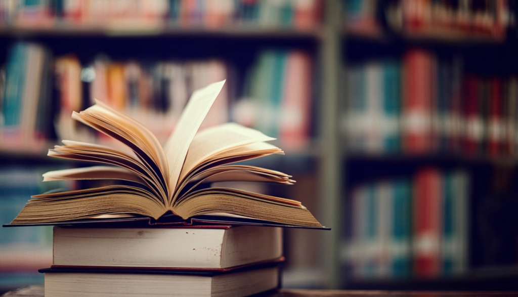 Книги - Иллюстрация сгенерирована нейросетью