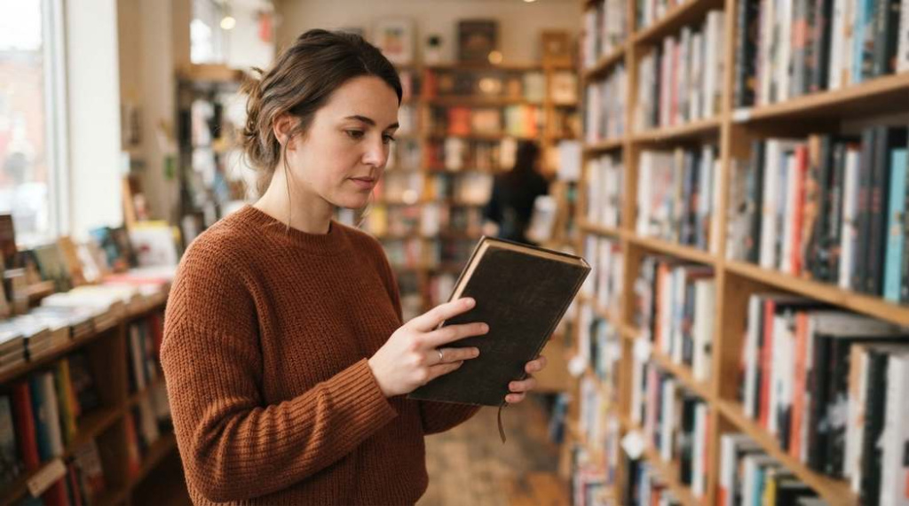 Книжная лавка - Иллюстрация сгенерирована нейросетью